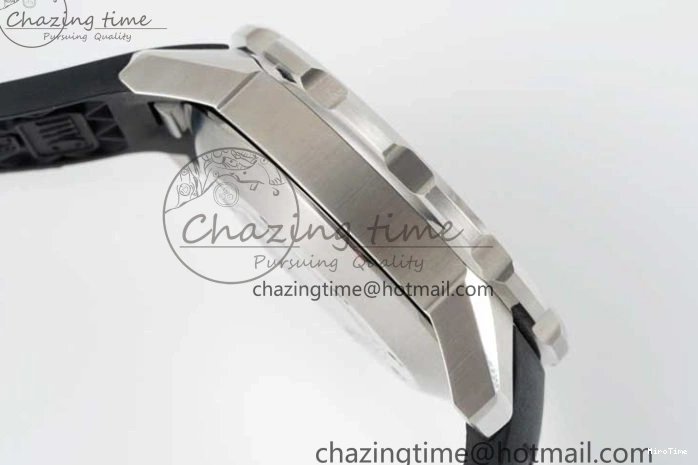 MIROTIME 0108 Premium Aquatimer Automatic SS RSF 1:1 Best Edition White Black Dial on Black Rubber Strap A 7067